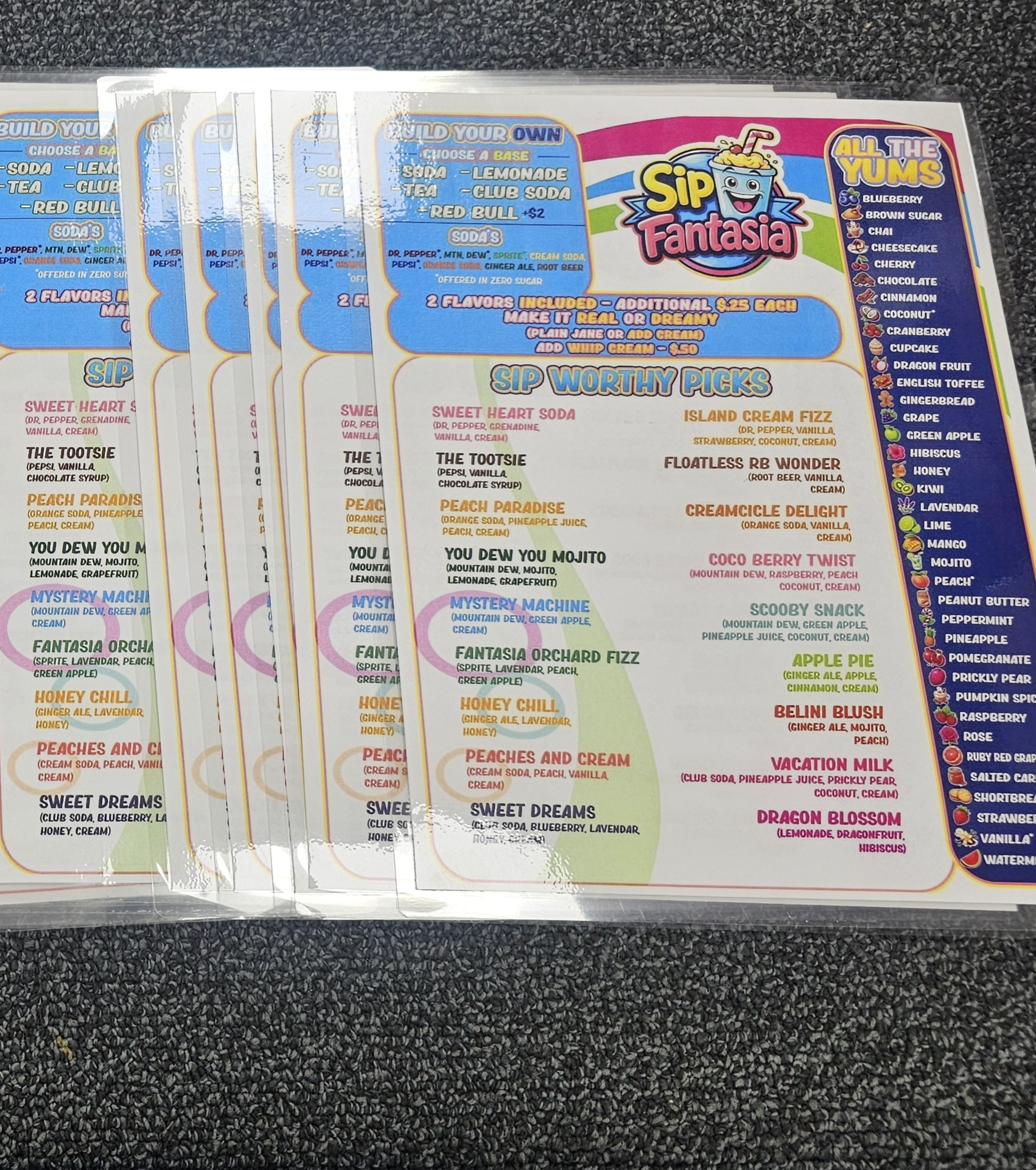 Shoutout to Daryk for bringing our menu ideas to life and making them look amazing!